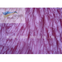 Polyester tricoté tissu peluche 014